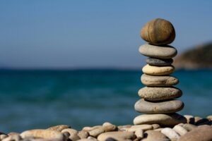 rocks near a body of water