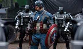 Captain America at Hydra base