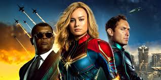 Captain Marvel, Nick Fury, and Yon-Rogg